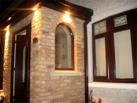 Full front redesign including porch built by Old Craft General Building, Dublin - for all your home building needs including extensions, brickwork, arches & attic conversions.